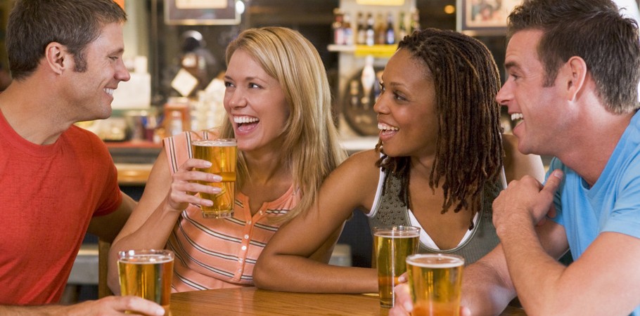 the people in this stock photo are all so attractive I don't even need beer goggles! Seriously though, call me.